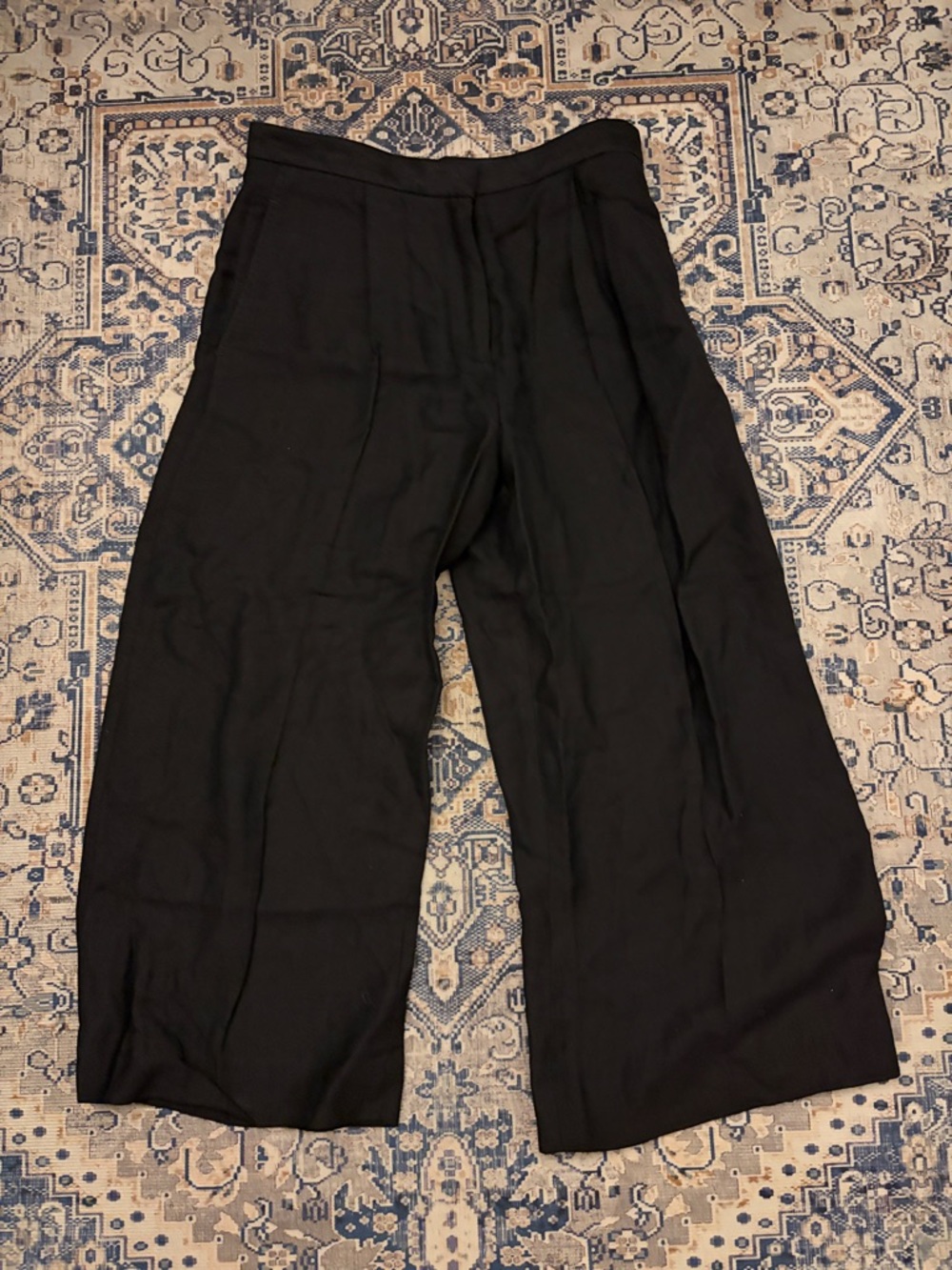 COS Black Wide-Leg Trousers